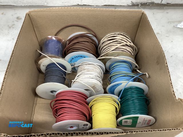 Repocast.com - Lot 2-61486 - (9) Rolls of Automotive Wire