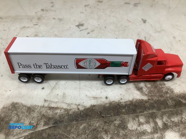 Lot 2-92052 - Die cast Tabasco truck and trailer model