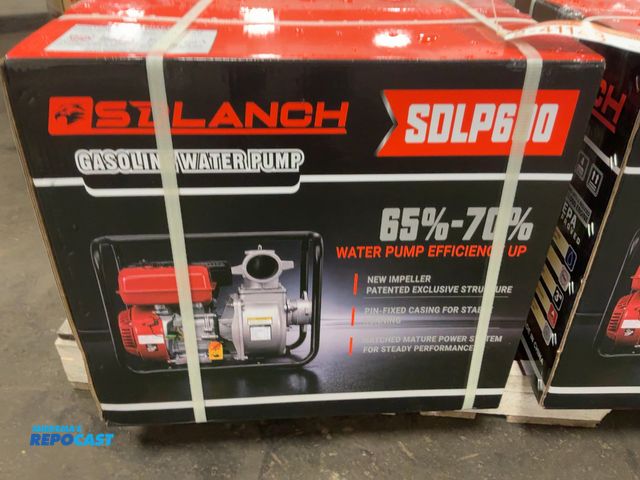 Lot 2-41148 - New SDLANCH SDLP600 3" Water Pump, Gas Engine with Recoil Start