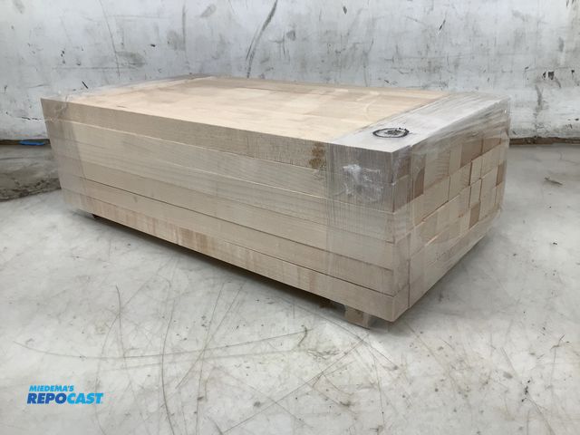 Lot 2-93506 - 60 New unfinished sanded hard maple hobby and craft wood 3/4” x 7/8” x 16 1/2”