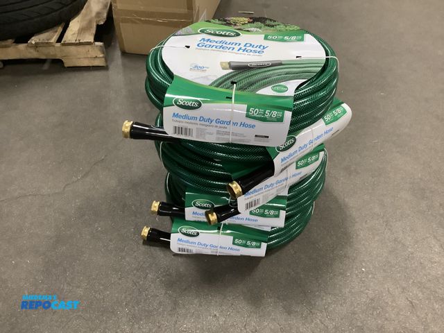 Lot 2-13896 - Lot of (5) Scott’s 5/8” x 50’ medium duty garden hoses