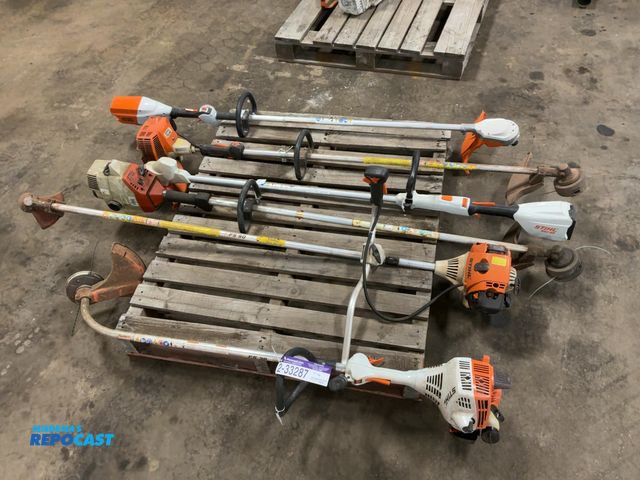 Lot 2-33287 - Lot of (6) Stihl String Trimmers for Parts or Repair, includes Stihl FSA 90R and Stihl FSA 56 36 Vol...