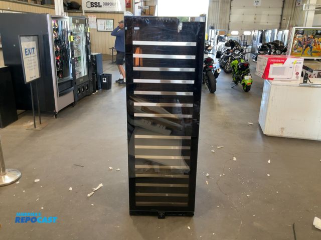 Lot 2-27763 - Scratch & Dent Vinotemp EL-142TSST 155-Bottle Dual-Zone Wine Cooler