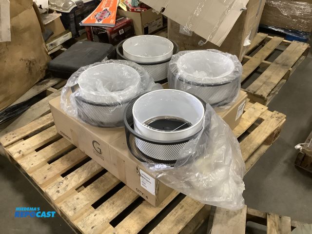 Lot 2-35391 - QAI PM-DM-P-C Decorative metal pendant LED lights, 12VDC 6W/3500K, 13” diameter( 8 total)