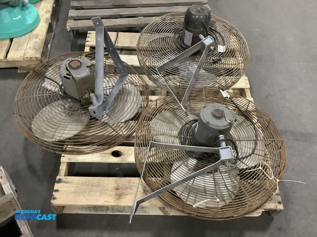 Lot 2-35288 - (3) 26” Commercial Wall Mount Fans
