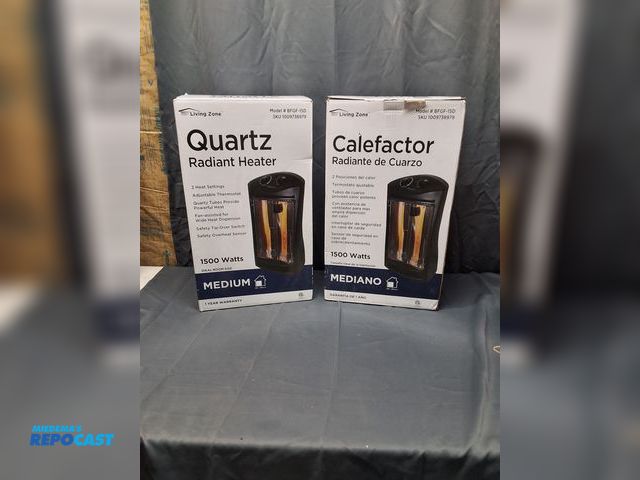 Lot 2-35167 - (2) QUARTZ RADIANT HEATERS. WORKS