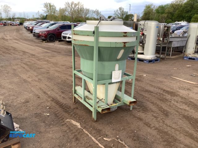 Lot 2-35936 - Forkable 45” L x 45” W x 66” T Industrial Dry Bulk Material Hopper