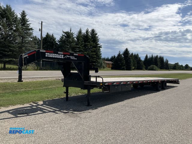 Lot 2-61502 - 2025 DAVT 7M3 Flat Bed Trailer