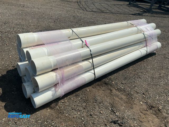 Lot 2-21453 - (15) Pieces of 6" SCH40 PVC Pipe, all approx. 10' long