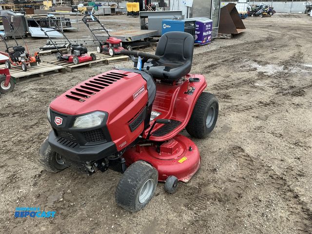 Lot 2-95915 - Craftsman Model T-1600 Lawn &amp; garden tractor w/ a 46" wide mower deck - has a hydrosatic drive t...
