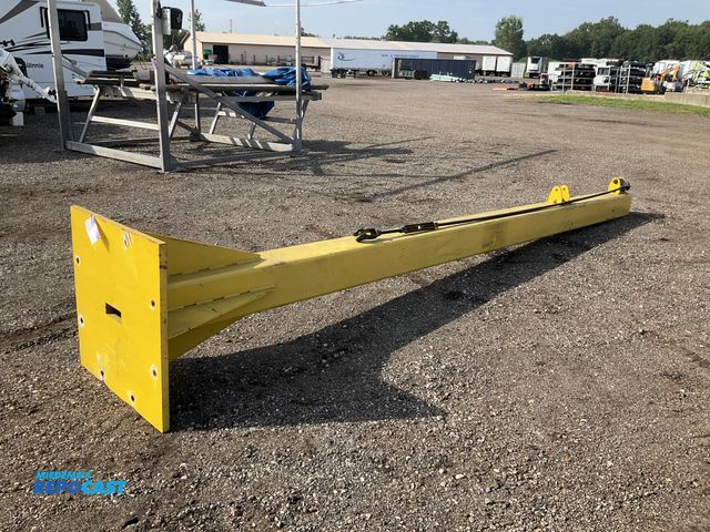 Lot 2-30387 - Square tube column for a cantilever jib hoist 19’ 4”T overall, 10” x 10” square tube column, 32” x 3...