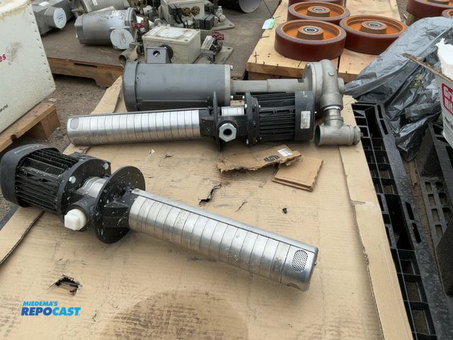 Lot 2-69480 - (3) verticals multi-stage centrifugal and immersible coolant pumps