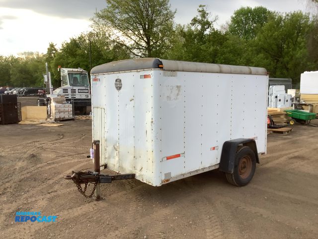 Lot 2-35016 - Utility Trailer Tote wagon steel structure wells cargo 71”x119”x86”H