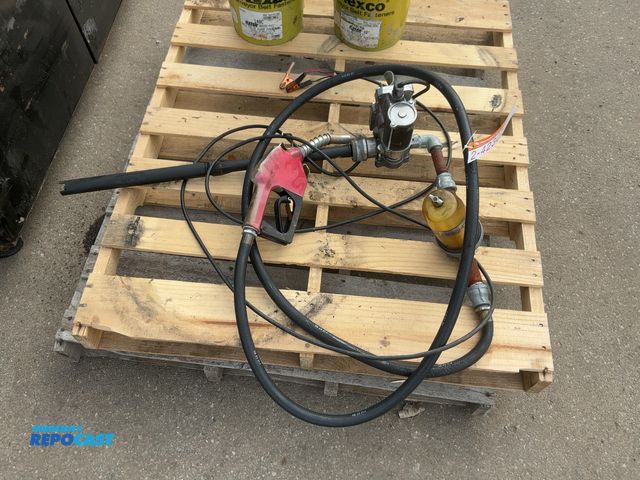 Lot 2-42307 - GPI EZ-8 12 Volt Fuel Transfer Pump with Filter, Hose, and Nozzle, Pump 906007-75