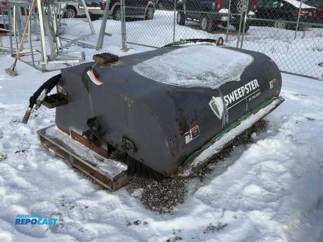 Lot 2-42784 - Sweepster 20572P18-0022 Skid Steer Sweeper Attachment 72” Quick Attach Hydraulic Powered