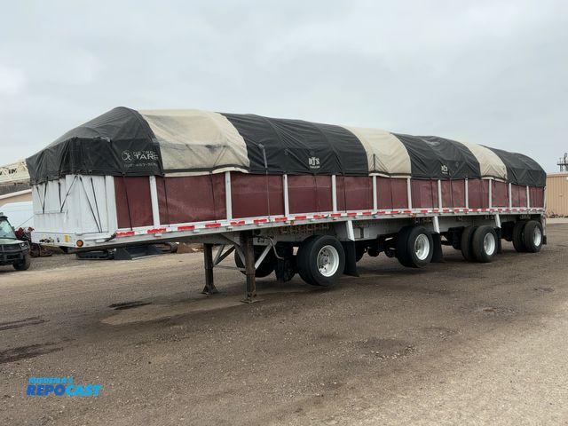 Lot 2-11020 - 2008 Reitnouer 48’ Aluminum 4-Axle Flatbed Semi Trailer with Side Kit