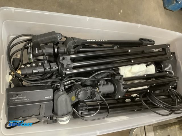Lot 2-27176 - Camera and lighting tripods