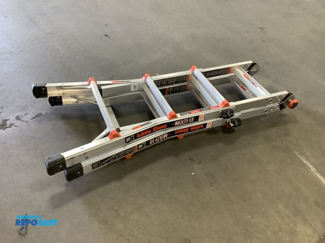 Lot 2-91015 - Little giant multi 13 (foot) heavy duty aluminum articulating ladder