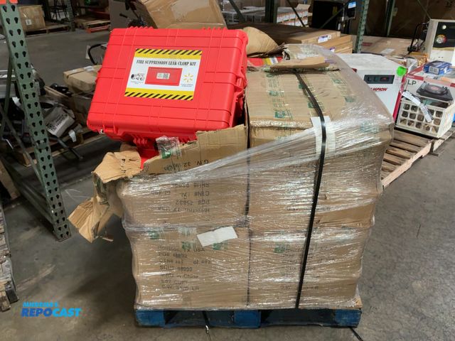 Lot 2-11570 - Skid lot of fire suppression leak clamp kit