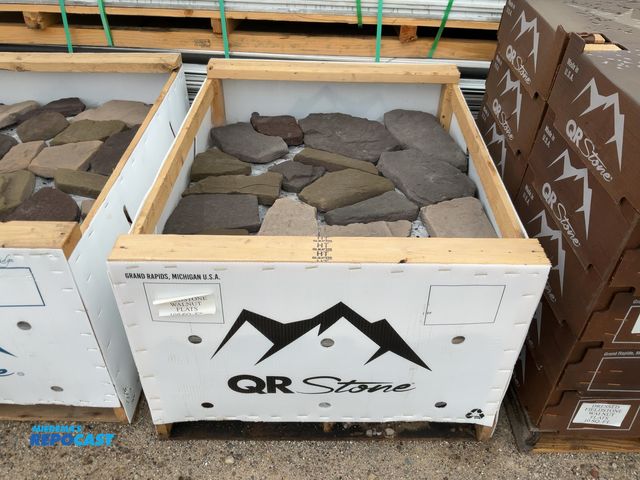 Lot 2-27546 - QR Stone Dressed fieldstone walnut flats, 100 SQ. FT