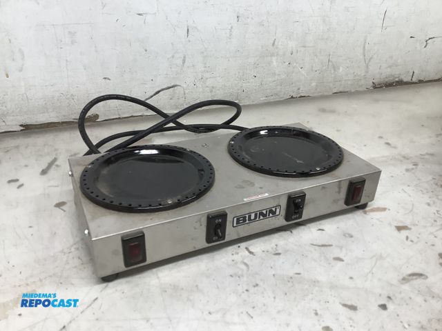 Lot 2-65744 - Bunn WX206310-0004 Double burner coffee warmer