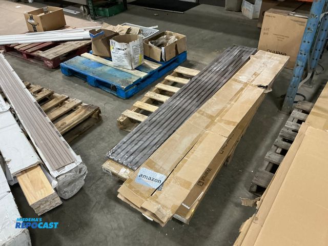 Lot 2-17051 - Wood Slat Acoustic Panels, 94.5" x 12.6" Each Soundproof Wooden Slat Wall Panel - Walnut, 2 Pack