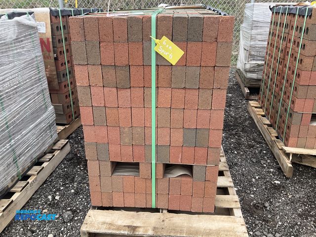 Lot 2-70074 - New Belden Brick Company (1) Pallet of MOD RUBIGO BLD VEL 082527 Rubigo Red Velour Brick