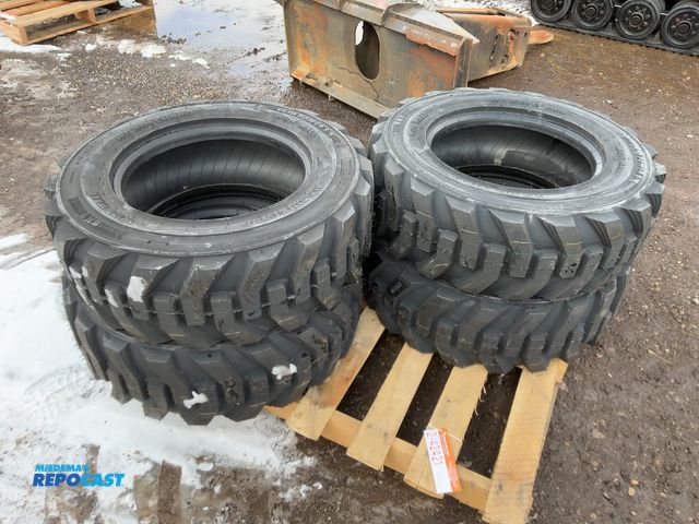 Lot 2-42421 - (4) New BKT Skid Power S/K Size 10-16.5 Skid Steer Tires