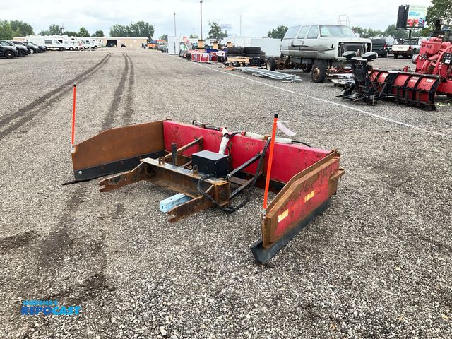 Lot 2-40157 - Ebling hydraulic wing Backblade plow with controller, 7’ 6”L main blade with metal cutting edge, 4’ ...