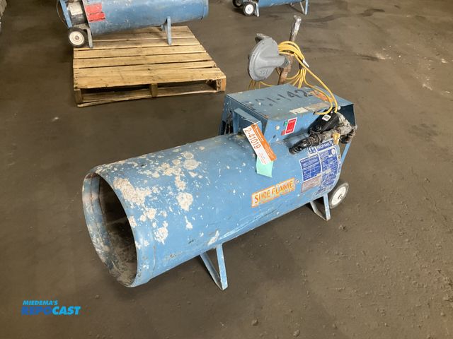 Lot 2-41019 - Heat Wagon Sure Flame Construction Heater Model S405, 400,000 btu, use natural gas or propane, 115 v...