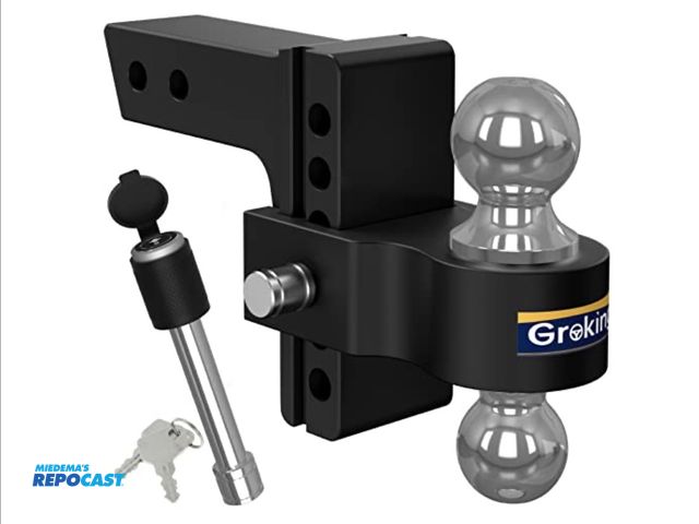 Lot 2-93529 - (1) Groking Adjustable Trailer Hitch Ball Mount kit