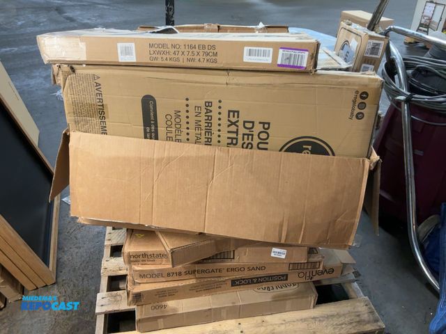 Lot 2-93776 - Skid lot of various Metal Walk-Through Safety Gates