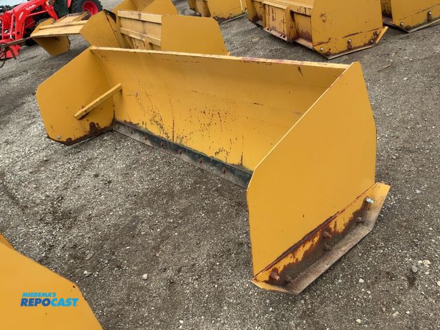 Lot 2-41956 - 10' Snow Pusher Box Skid Steer Attachment, Universal Quick Attach, Bolt on Metal Cutting Edge and Sh...