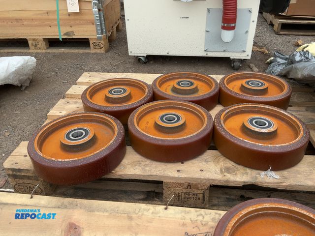 Lot 2-69481 - (6) heavy-duty polyurethane load wheels
