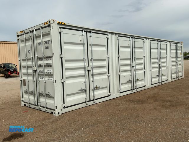 Lot 2-41265 - 2026 40’L x 8’W x 9’ 6”T High Cube Shipping/Ground Container, swing doors on one end and four sets o...