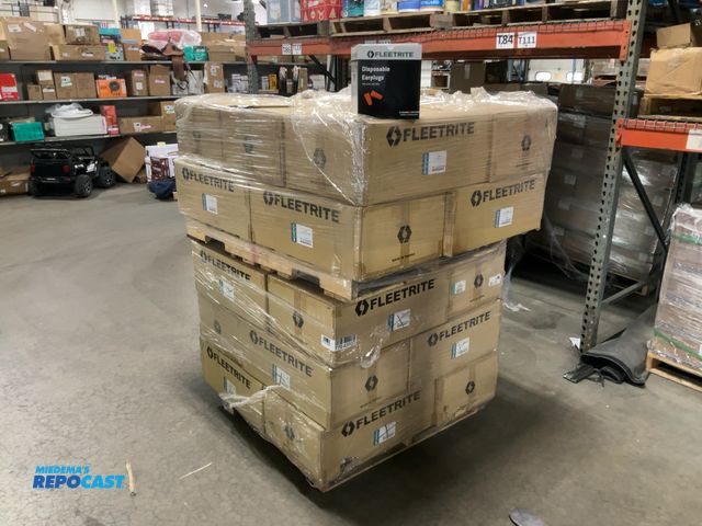 Lot 2-39536 - Lot of (20) cases of Fleetrite disposable ear plugs. (10) boxes per case - 200 per box, new