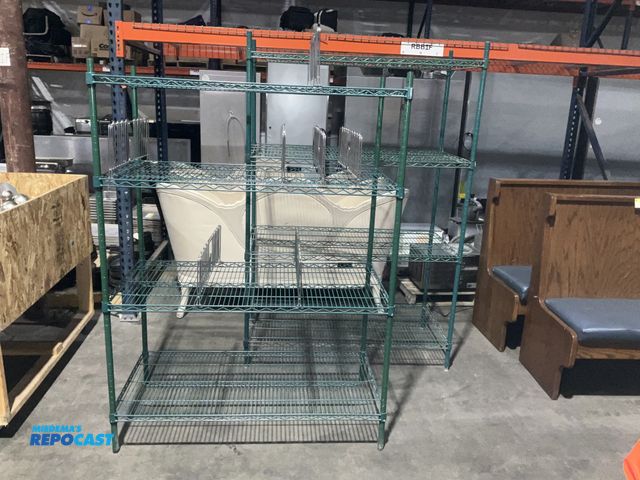 Lot 2-55111 - Lot including (1) 48” width x 65” height x 24” depth and (1) 48” width x 72” height x 24” depth gree...