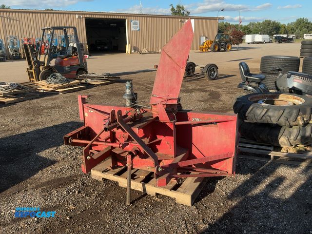Lot 2-30476 - Blizzard 76" 3-point Snowblower Attachment, 540 pto driven with shaft, 2-stage, 12 volt electric chu...