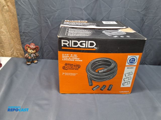 Lot 2-96020 - RIDGID 2-1/2"x20' DUAL-FLEX TUG-A-LONG LOCKING HOSE