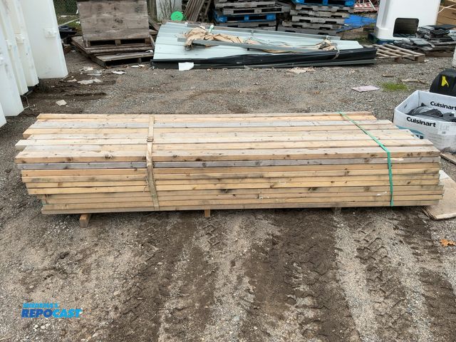 Lot 2-37018 - Bundle of (95) 104.5” x 3.5” x 1.5” Wood Boards