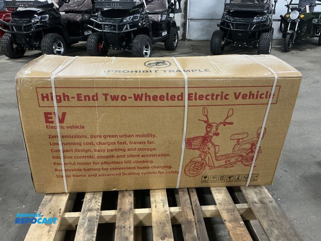 Lot 2-43479 - New SDLANCH IREV Electric Scooter, Battery Operated, Steel Frame, Painted Plastic Shell, LED Running...