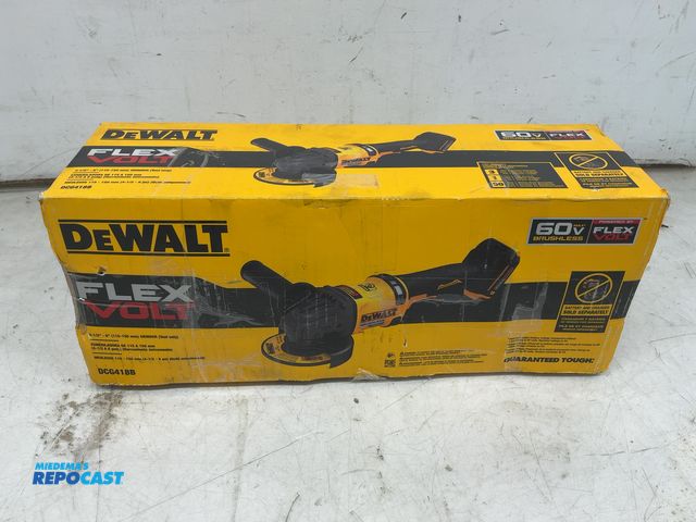 Lot 2-11453 - DeWalt DCG418B Flex Volt 4.5”-6” Grinder, no battery included