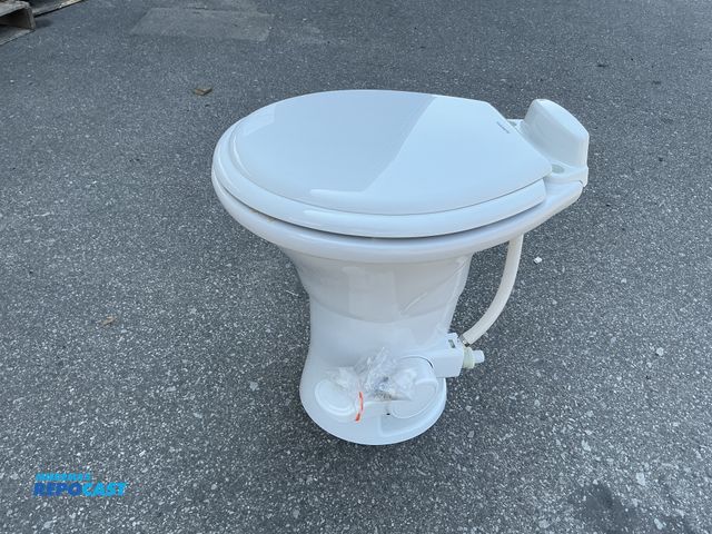 Lot 2-99116 - Dometic White Ceramic RV Toilet model #310