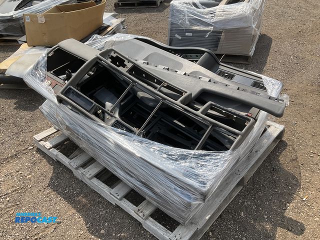 Lot 2-11081 - Skid of dashboard panels for Kenworth semi trucks, used