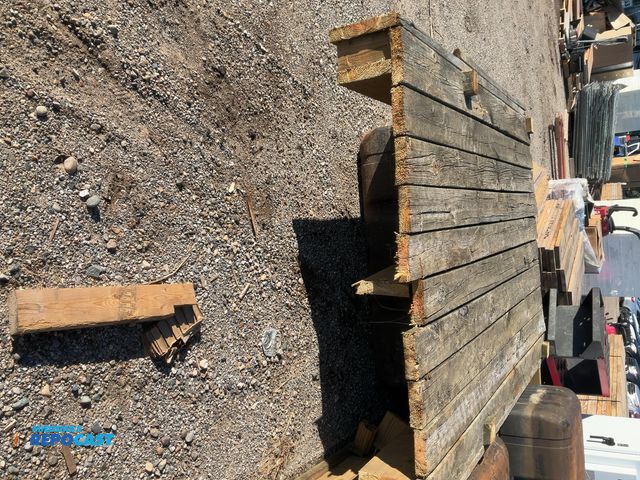 Lot 2-13728 - dock section with floats with measurements of approximately 22.5” x 64” x 85”