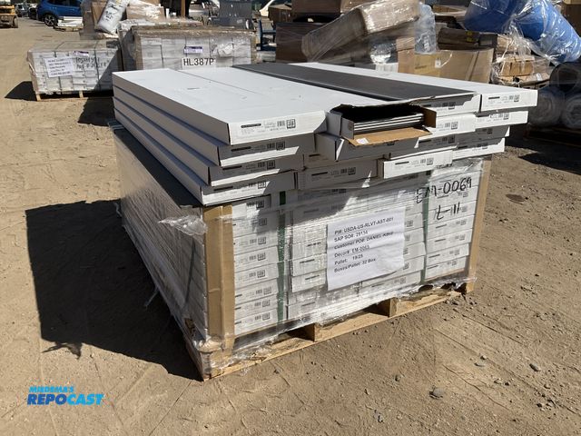 Lot 2-33373 - (48) Rigid Core Waterproof Flooring 9.13” x 48.62” x 6.5mm - Natural Wood Grain, 7pcs per box coveri...