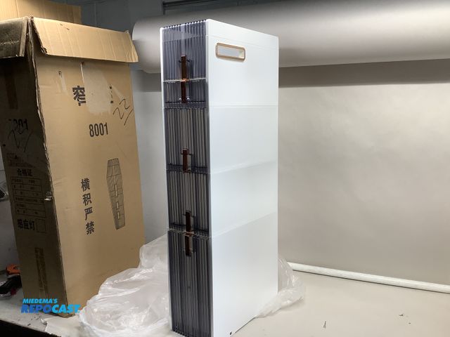 Lot 2-35769 - Plastic storage container, 36.5”x7”x15”