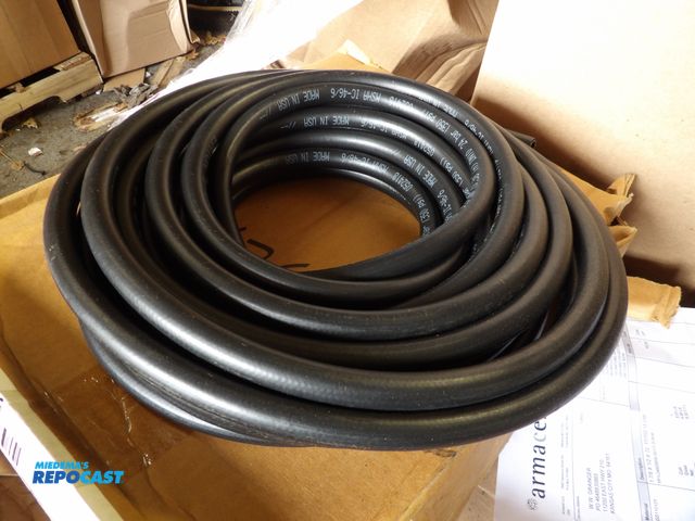 Lot 2-53098 - new hydraulic hose, #10106, 50' weatherhead (eaton) air and multi-purpose hose 3/8" ID, .63" OD, 350...