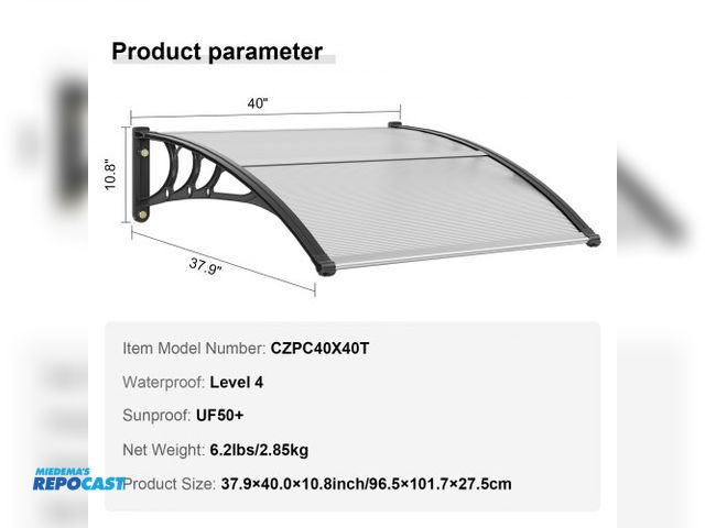 Lot 2-96082 - Vevor canopy.