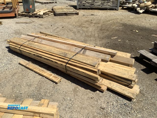 Lot 2-75264 - Lot of recycled dimensional lumbar boards approx. 2” x 4” x 80”